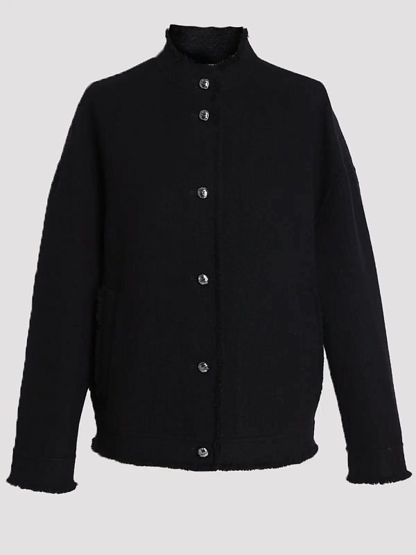 жакет Max Mara MXMPALMIZI цвет черный
