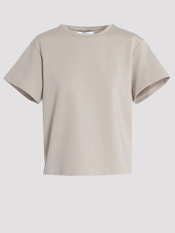 футболка Max Mara MXMQUAGGA цвет светло-бежевый