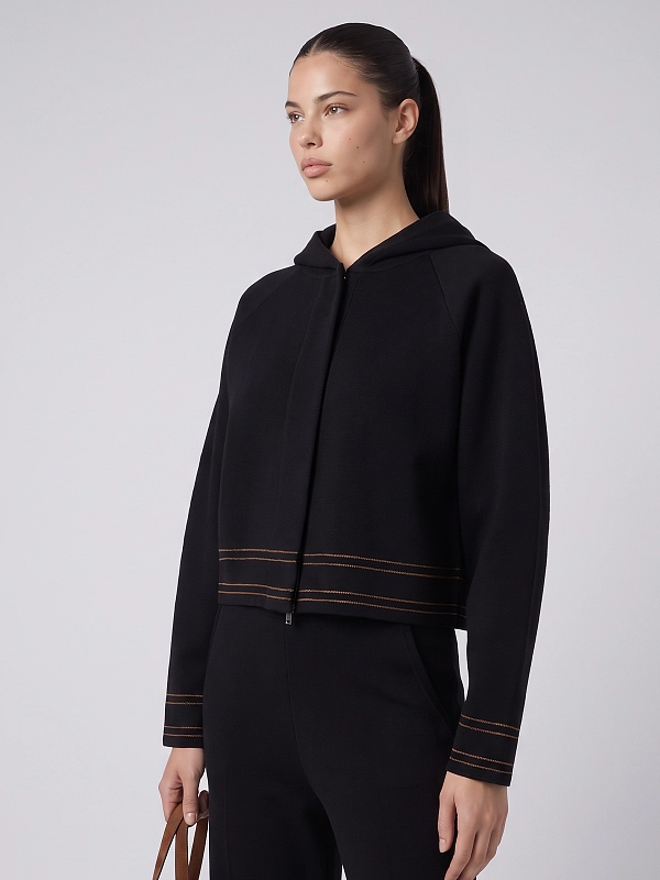 кардиган Max Mara MXMRIDENTE цвет черный