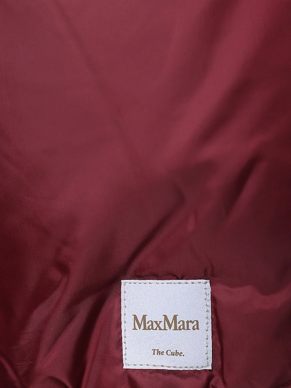 пуховик короткий Max Mara SEIA цвет бордовый