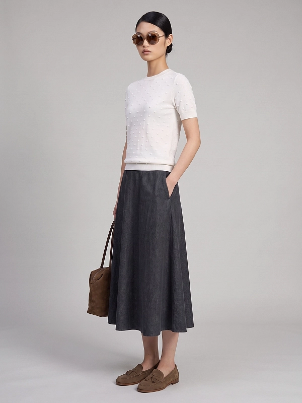 юбка Max Mara SMMALIBI цвет черный