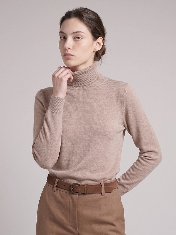 водолазка Max Mara SMMALLEGRA цвет бежевый