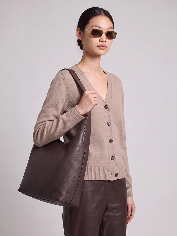 кардиган Max Mara SMMAPOLLO цвет бежевый
