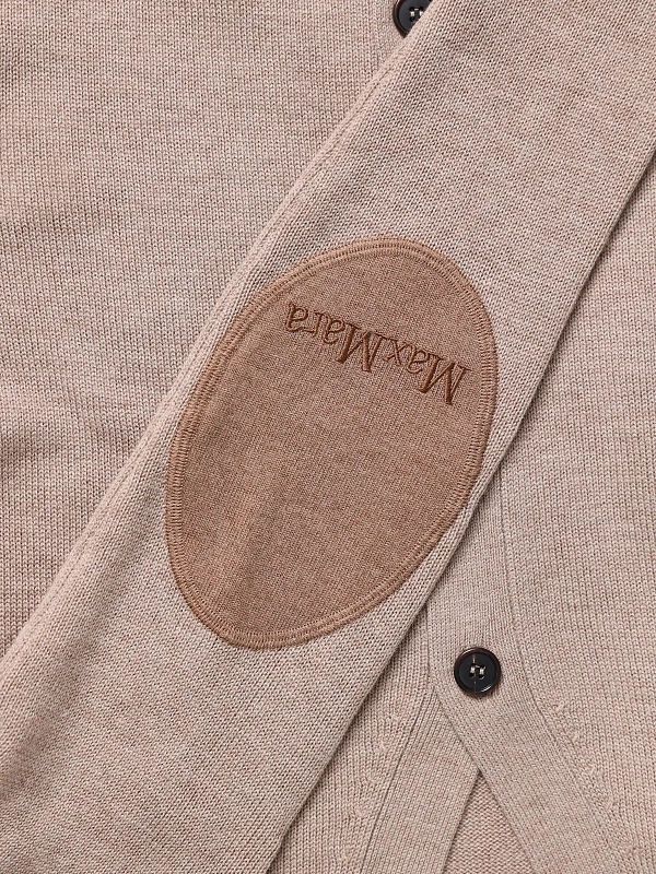 кардиган Max Mara SMMAPOLLO цвет бежевый