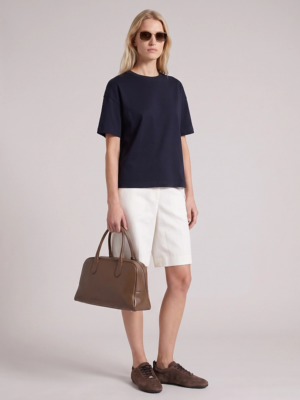 футболка Max Mara SMMBUSSOLA цвет темно-синий