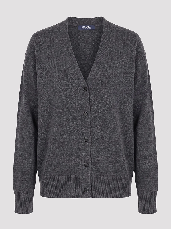 кардиган Max Mara SMMCEDRO цвет серый
