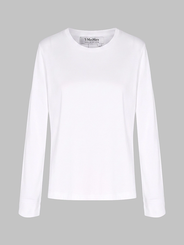 лонгслив Max Mara SMMFUMETTO цвет белый