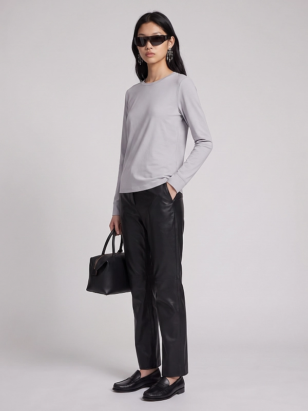 лонгслив Max Mara SMMFUMETTO цвет светло-серый