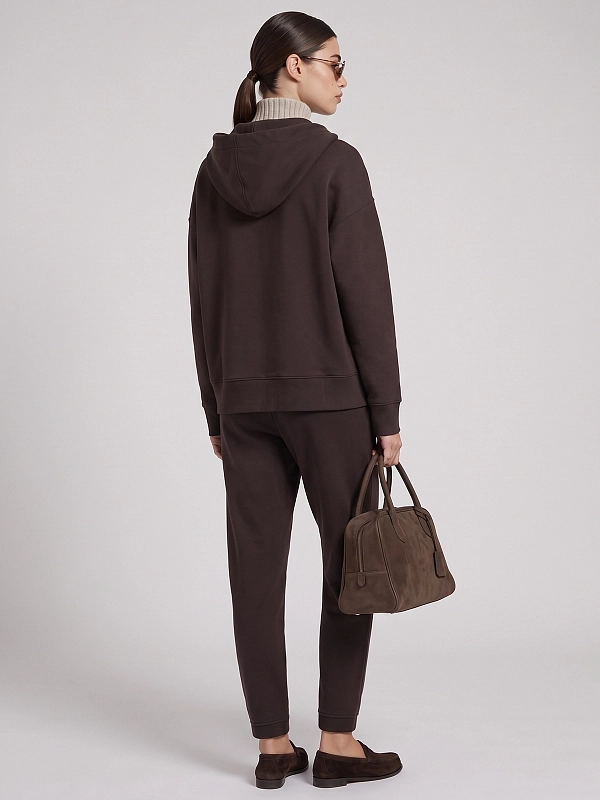 толстовка спортивная Max Mara SMMGENTILE цвет коричневый