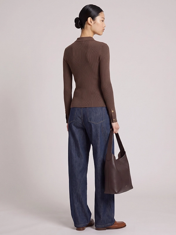 кардиган Max Mara SMMLIMONE цвет коричневый