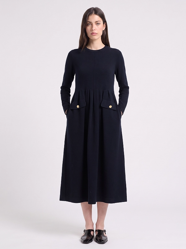 платье Max Mara SMMMAGIA цвет темно-синий