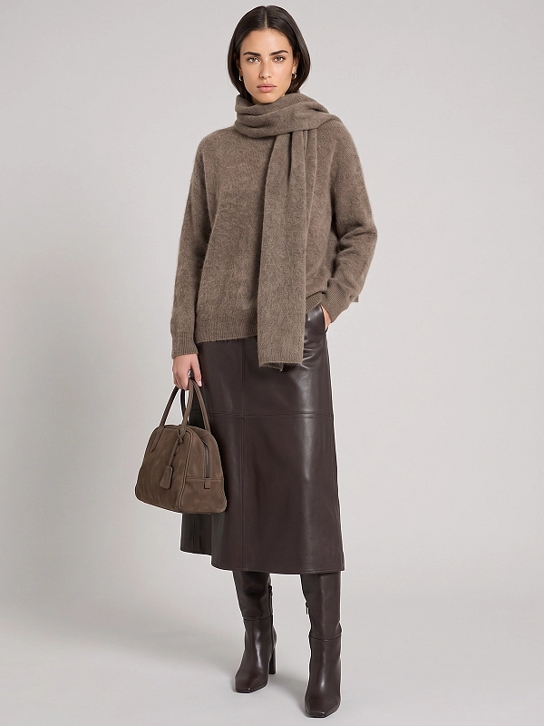 юбка эко Max Mara SMMNORDICA