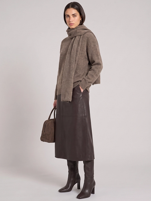 юбка эко Max Mara SMMNORDICA