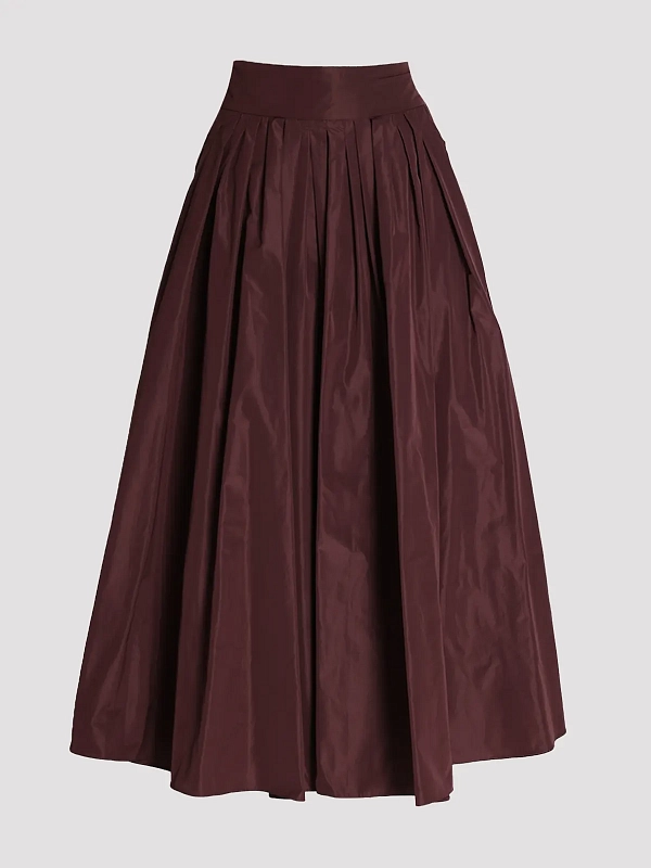 юбка Max Mara SMMROMINA цвет бордовый