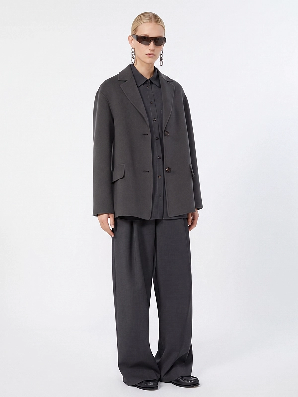 брюки Max Mara SMMTARO цвет темно-серый