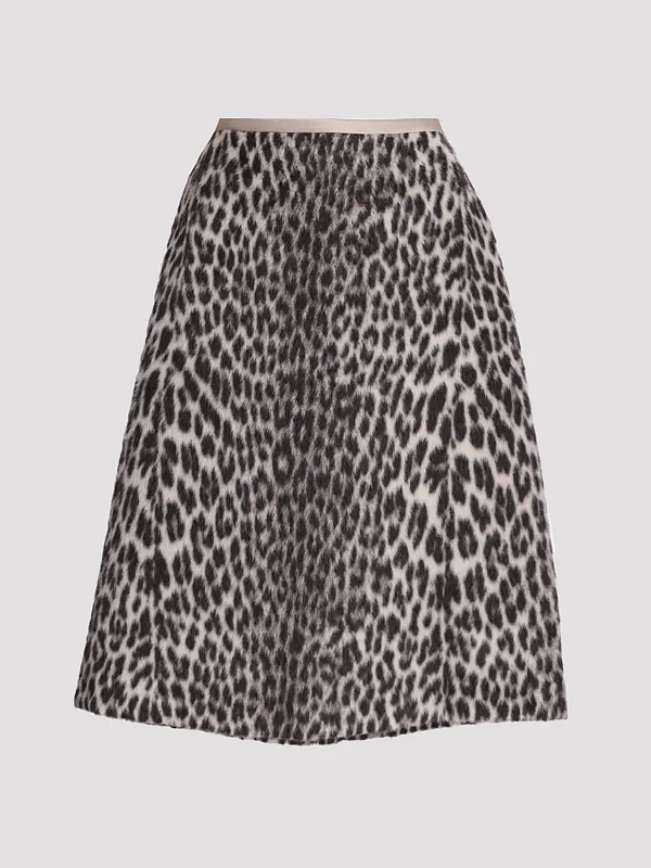 юбка Max Mara SMMTRIONFO цвет леопардовый
