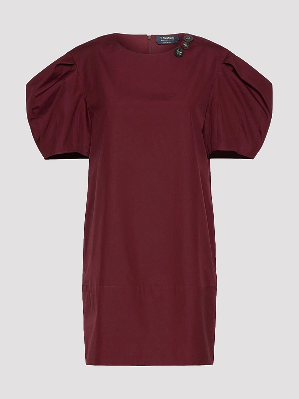 платье Max Mara SMMVICOLO цвет бордовый
