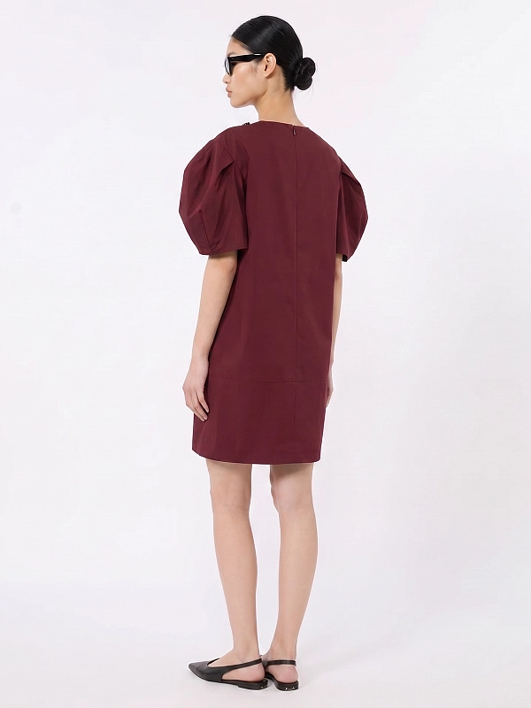 платье Max Mara SMMVICOLO цвет бордовый