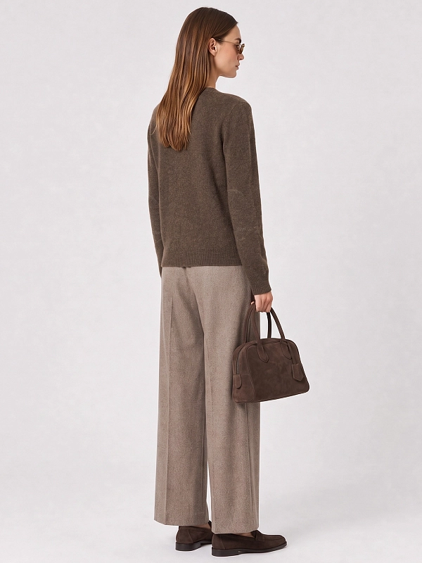 джемпер Max Mara SMMVOLIERA цвет коричневый
