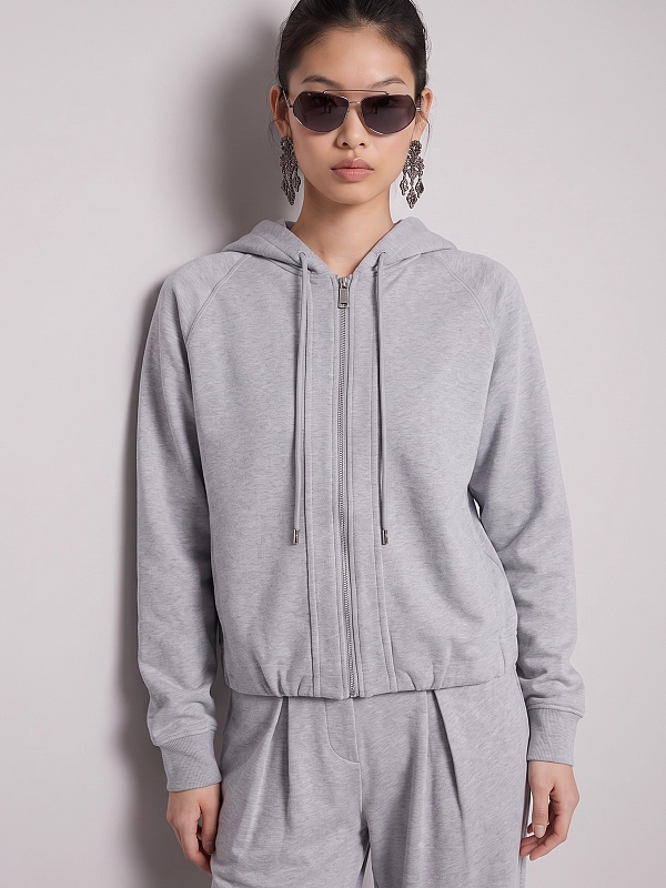 толстовка спортивная Max Mara SPDFASHION цвет серый