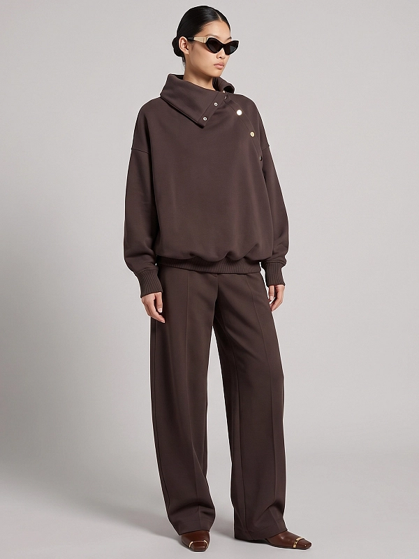 толстовка Max Mara SPXAEROSI цвет темно-коричневый