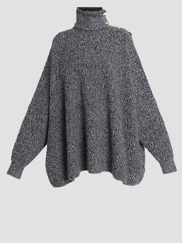 платье трикотажное Max Mara SPXALIBI цвет черно-белый