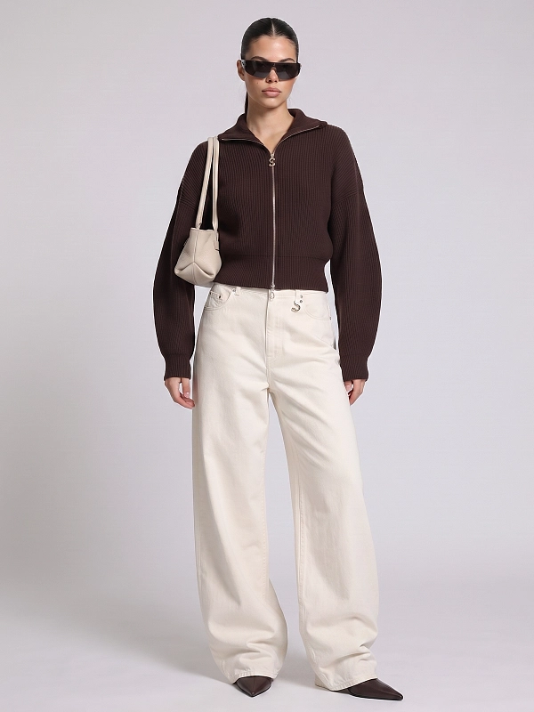 кардиган Max Mara SPXBALCO цвет темно-коричневый