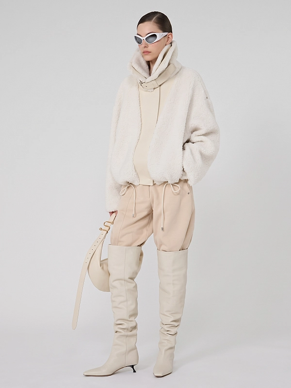 бомбер Max Mara SPXFILTRO цвет белый