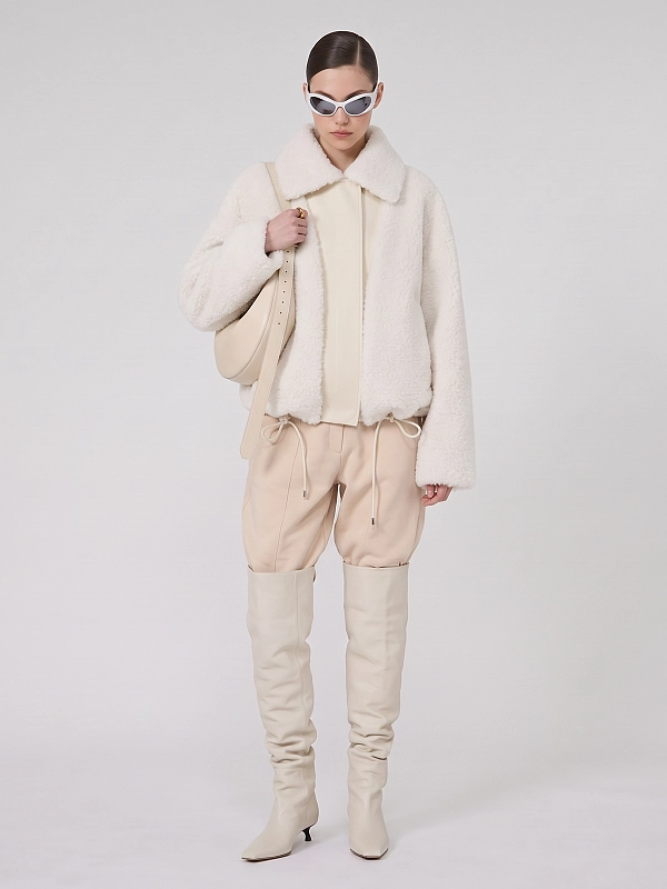бомбер Max Mara SPXFILTRO цвет белый
