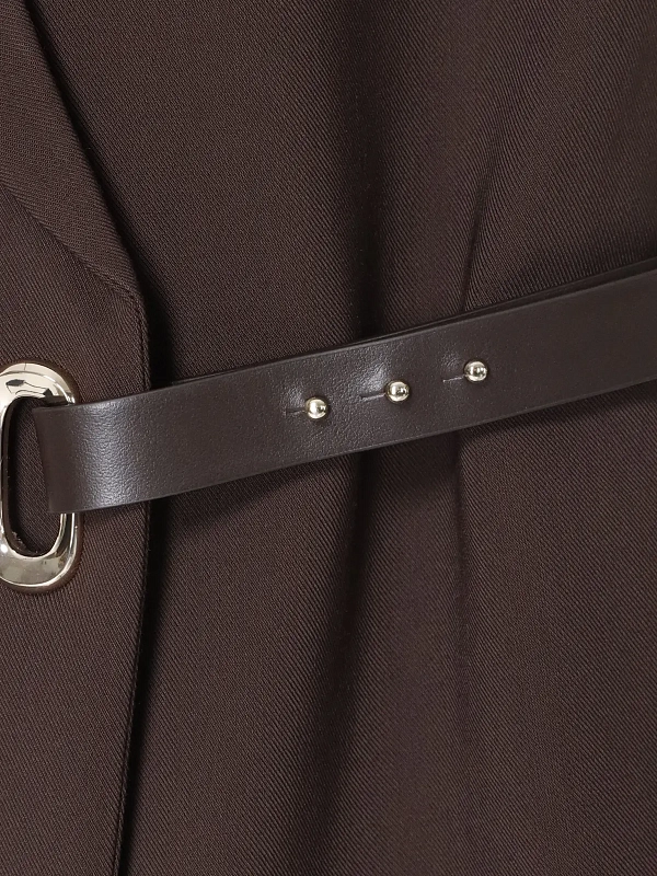 жилет Max Mara SPXGETTONE цвет коричневый
