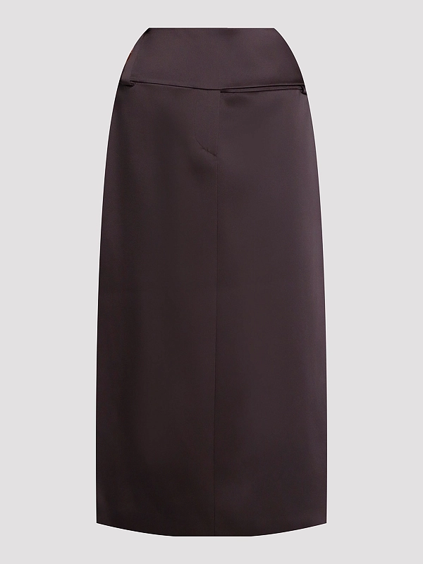 юбка Max Mara SPXOBLARE цвет коричневый