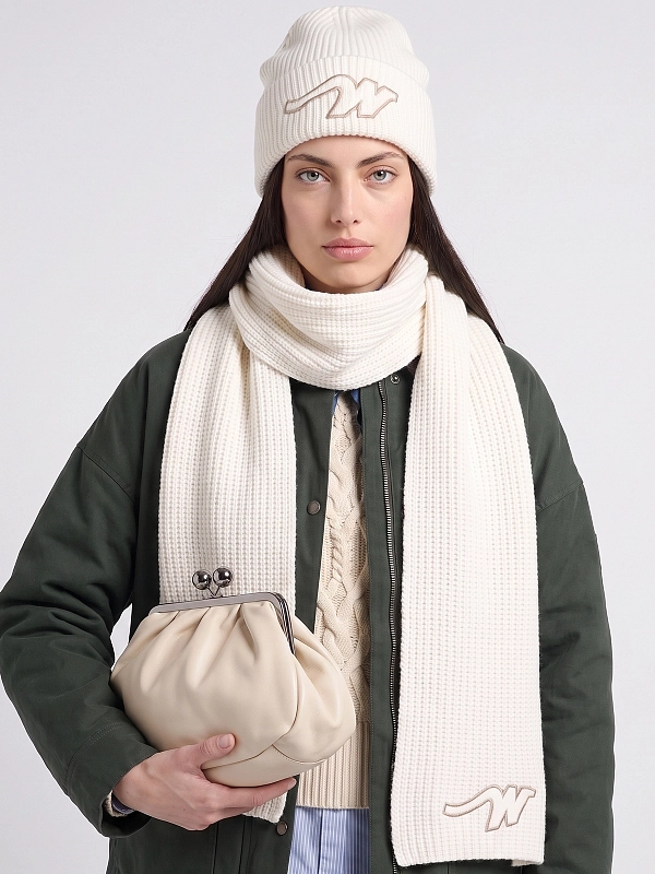 шарф Max Mara Weekend WKABARDIES цвет белый