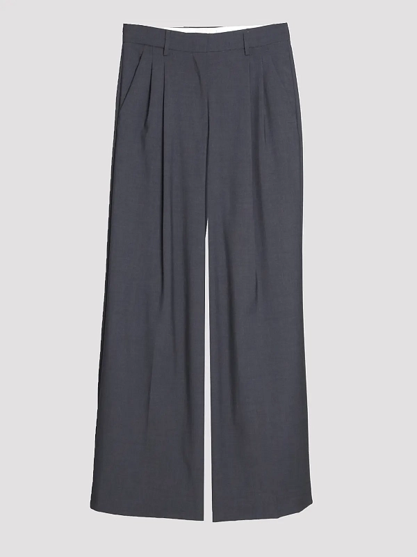 брюки Max Mara Weekend WKDADELFI цвет темно-серый