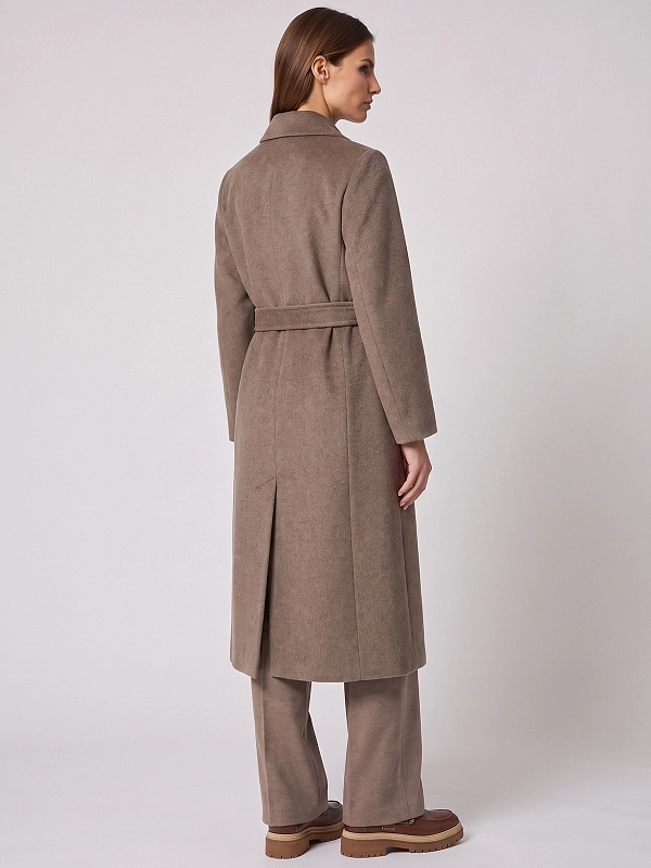 пальто Max Mara Weekend WKDBRONTE цвет коричневый