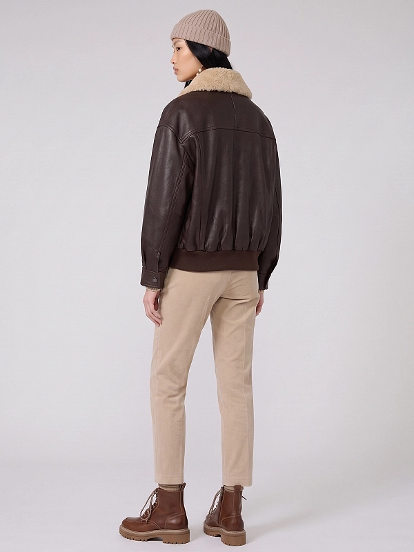 куртка кожаная Max Mara Weekend WKDCALATA