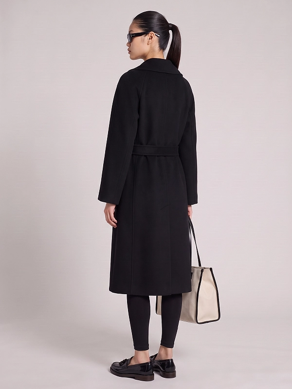 пальто Max Mara Weekend WKDCARO цвет черный