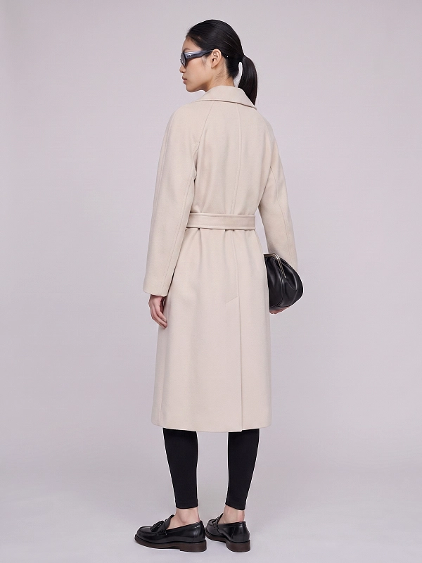 пальто Max Mara Weekend WKDCARO цвет бежевый