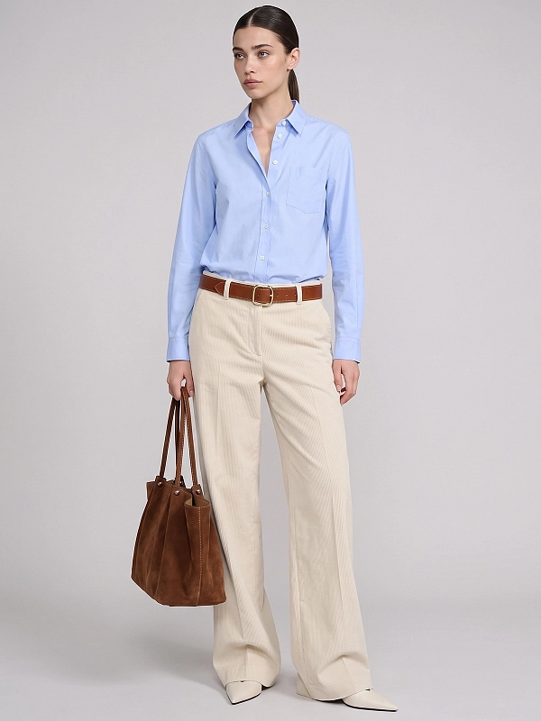 рубашка Max Mara Weekend WKDCOBALTO цвет голубой
