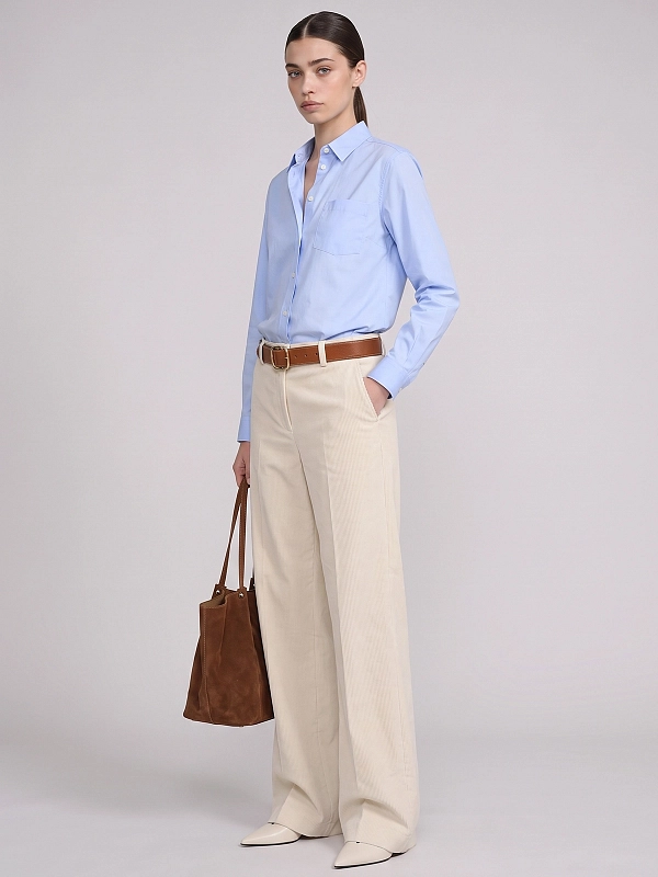 рубашка Max Mara Weekend WKDCOBALTO цвет голубой