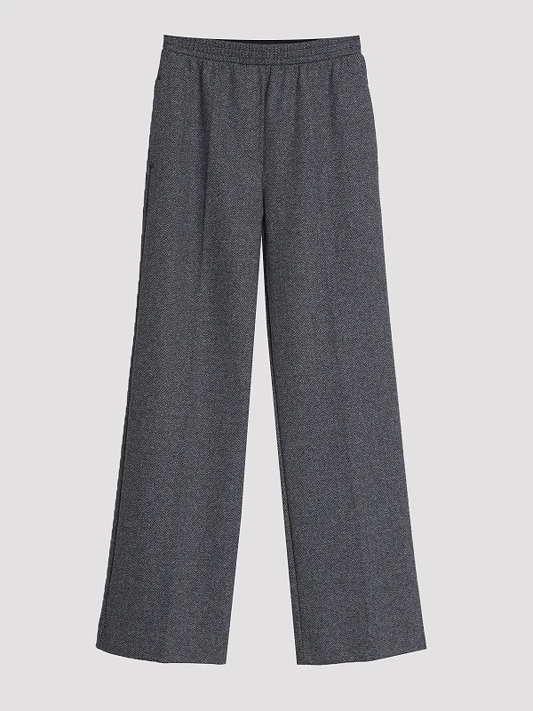брюки трикотажные Max Mara Weekend WKDEDITTA цвет серый