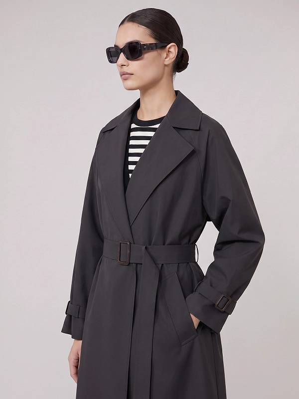 тренч Max Mara Weekend WKDFATTO цвет черный
