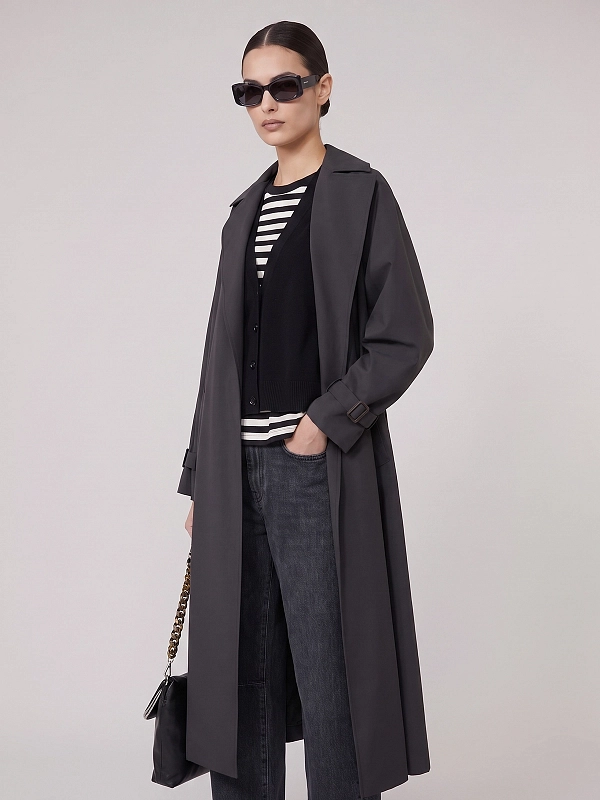 тренч Max Mara Weekend WKDFATTO цвет черный