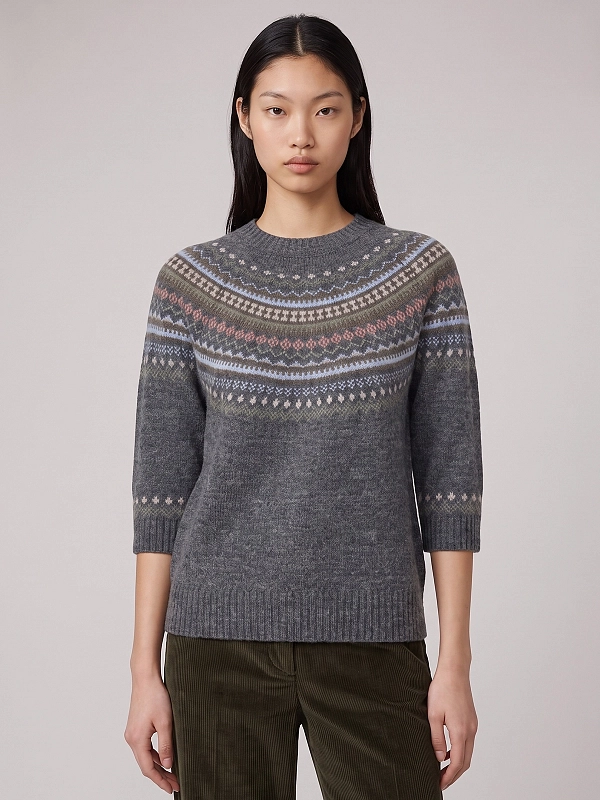 джемпер Max Mara Weekend WKDGALLO цвет серый