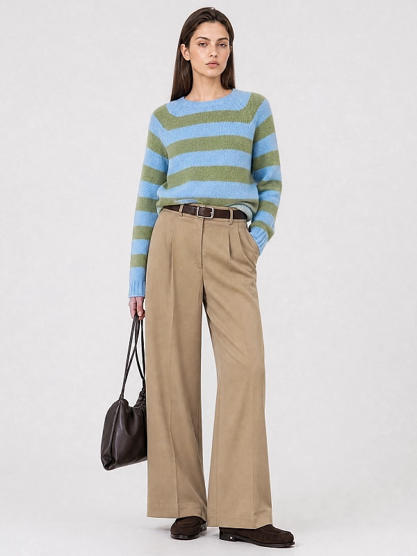джемпер Max Mara Weekend WKDGHIACCI цвет голубой, зеленый