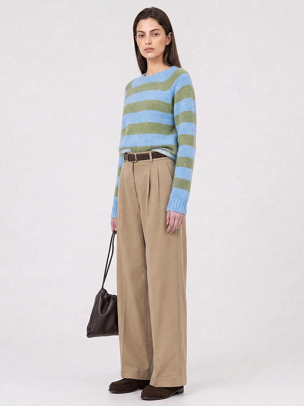 джемпер Max Mara Weekend WKDGHIACCI цвет голубой, зеленый