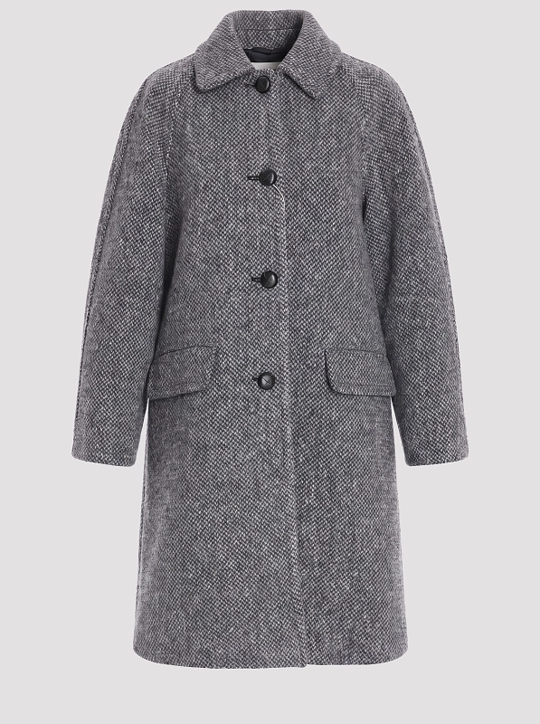 пальто Max Mara Weekend WKDLATINO цвет серый