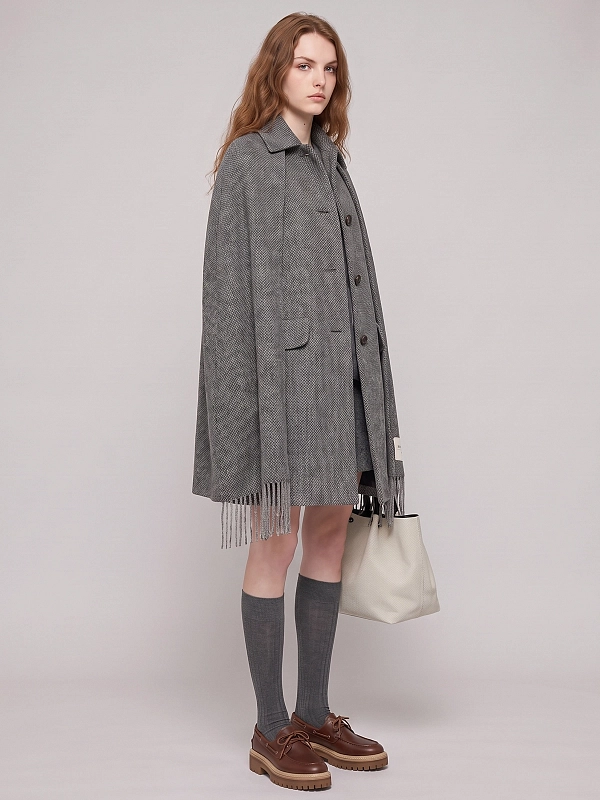 пальто Max Mara Weekend WKDLATINO цвет серый