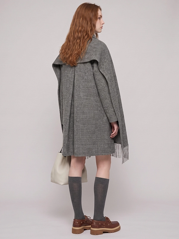 пальто Max Mara Weekend WKDLATINO цвет серый