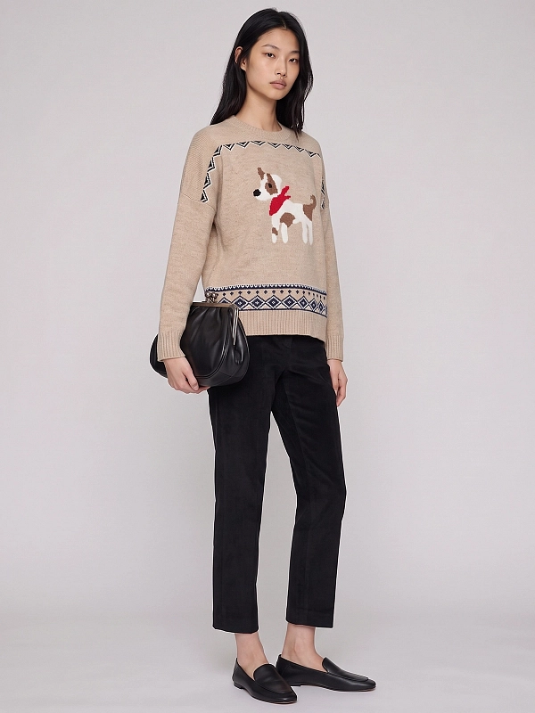брюки вельветовые Max Mara Weekend WKDMARRUCA цвет черный