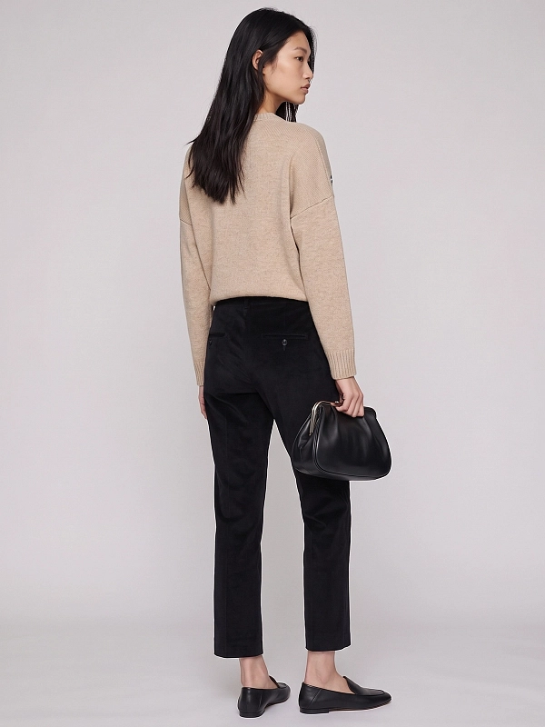 брюки вельветовые Max Mara Weekend WKDMARRUCA цвет черный